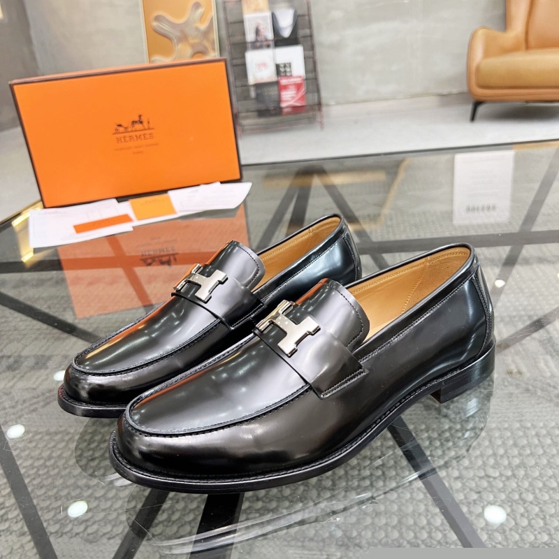 H**mes leather shoes